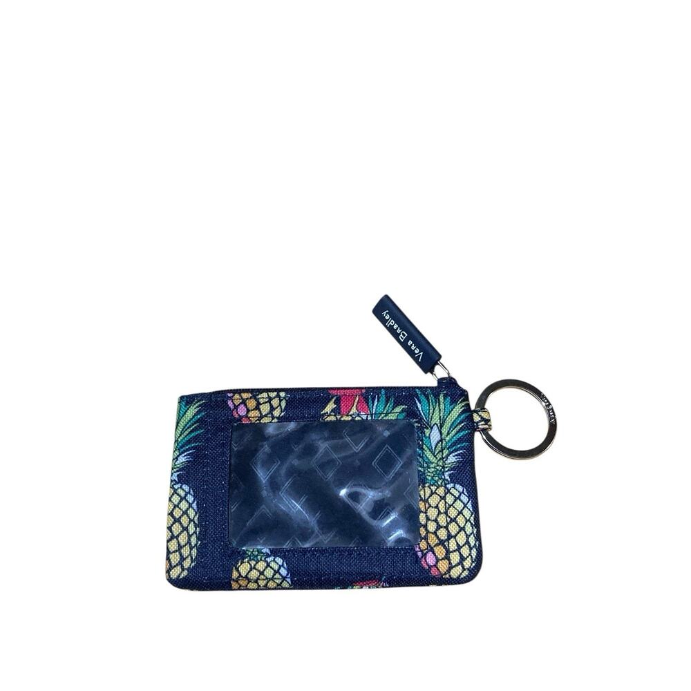 Vera Bradley Women's Zip ID Case Toucan Party Pineapple Print